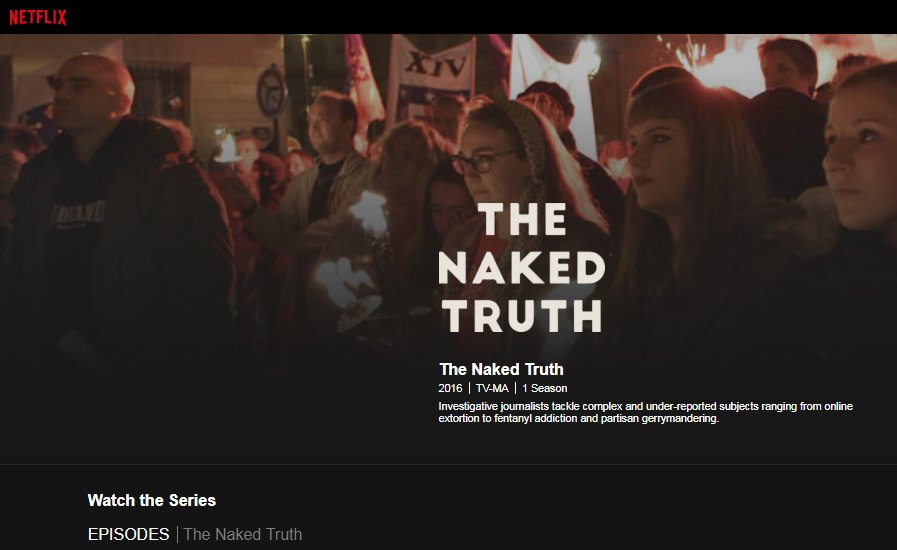 Watch The Naked Truth (2016) - Season 1