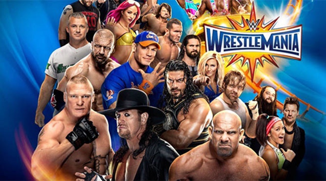 Watch WWE Wrestlemania 33